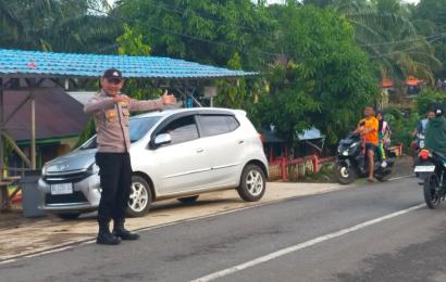 Hadir di Tengah Masyarakat Polsek Giri Mulya Laksanakan Commander Wish