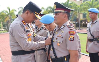 Kapolres Mukomuko Pimpin Upacara Sertijab