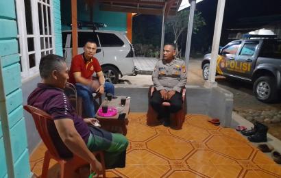 Kapolsek Giri Mulya Sambangi Tokoh Masyarakat di Desa Rena Jaya