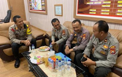 Penilaian Lomba Bhabinkamtibmas, Kapolres Kaur Terima Kunjungan Tim Direktorat Binmas Polda Bengkulu