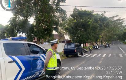 Ops Zebra Nala, Polres Kepahiang Turunkan Unit Patroli Antispasi Balap Liar