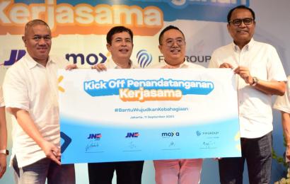 Kolaborasi Moxa, FIF Group dengan JNE Express dan JNEI Hadirkan Layanan Pembiayaan Inklusif Bagi Masyarakat