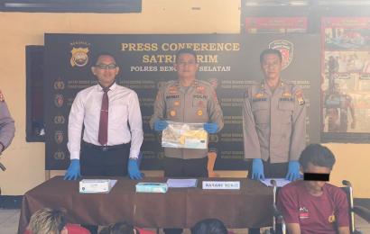 Main Keroyok, Dua Pemuda Seluma Ditangkap Polres Bengkulu Selatan