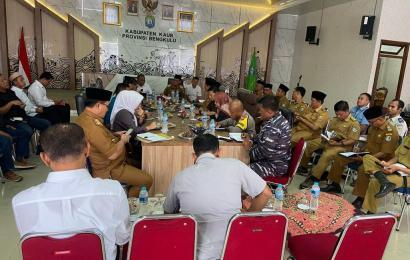 Wakapolres Kaur Hadiri Rapat koordinasi Tim Kewaspadaan Dini Provinsi Bengkulu bersama Stakeholder dan Forkopimda 