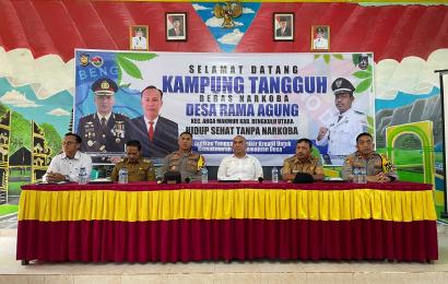 Ditres Narkoba Laksanakan Penilaian Kampung Tangguh Bebas Narkoba di Bengkulu Utara