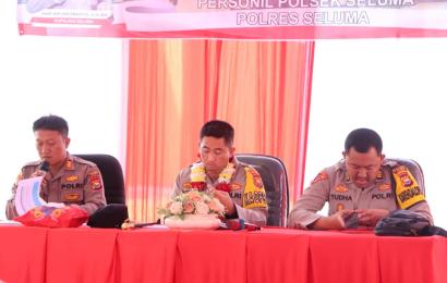 Kapolres Seluma Kunjungan Kerja ke Polsek Seluma