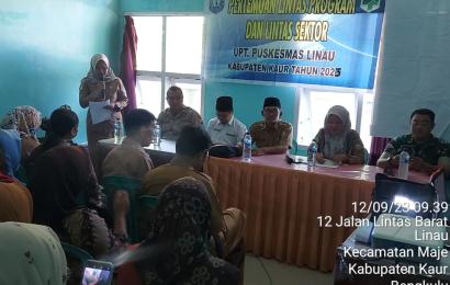 Evaluasi Hasil Program 2023, Polsek Maje Hadiri Rakor Lintas Sektor UPT Puskesmas Maje 