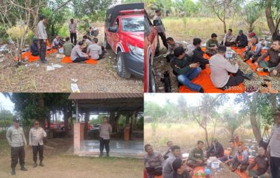Personel Polsek Kampung Melayu Cek Lokasi Pasca Kebakaran di TWA