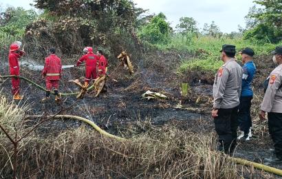 Titik Api Ditemukan di Muara Bangkahulu, Disebabkan Pembakaran Sampah