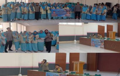 Polsek Ratu Agung Laksanakan Jumat Curhat di SMKS Farmasi