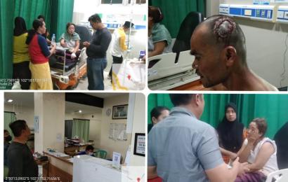 Polisi Olah TKP Penganiayaan di Kelurahan Padang Serai