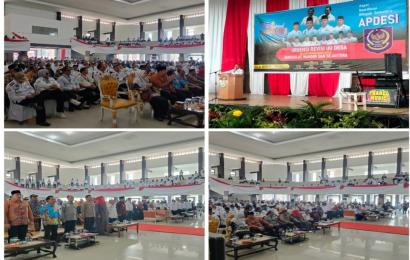 Personel Polresta Bengkulu Laksanakan Pengamanan Rakorwil Apdesi Se Sumatera