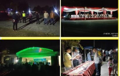 Personel Polresta Bengkulu Laksanakan Pengamanan Penutupan Rakorwil Apdesi Se Sumatera