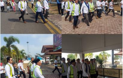 Pengamanan dan Monitoring Kedatangan Ketum Partai Perindo Bambang Hary Iswanto Tanoesoedibjo