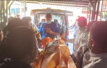 Polisi Olah TKP Penemuan Warga Aceh  Meninggal Dunia di Warung Makan Mie Aceh 