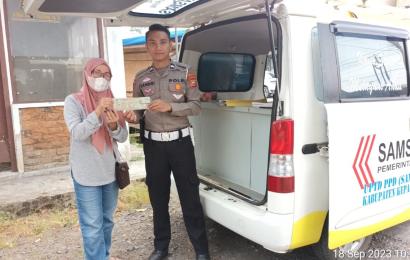 Berikan Kemudahan Bayar Pajak, Polres Kepahiang Gelar Samsat Keliling