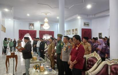 Kapolsek Seluma Hadiri Pelantikan Pengurus Persatuan Perangkat Desa Indonesia se Kabupaten Seluma