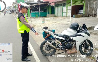 Operasi Zebra Nala 2023 Berakhir, Polres Bengkulu Selatan Tilang 260 Kendaraan dan 1 Kejadian Laka Lantas 