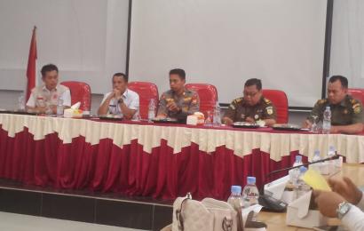 Polres Lebong Ikuti Rapat Kesiapan Bencana Karhutla, Krisis Air dan Kekeringan Lahan 