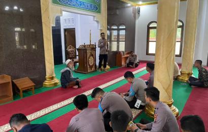 Bag SDM Polres Kaur, Gelar Binrohtal Pembacaan Yasin 