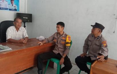 Bhabinkamtibmas Polsek Manna Sambang Sambang DDS di Padang Manis 