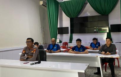 Polres Lebong Ikuti Rapat Daring Anev Mingguan Quick Wins
