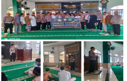 Jumat Curhat Polresta Bengkulu Dilaksanakan di Masjid Nurul Falah