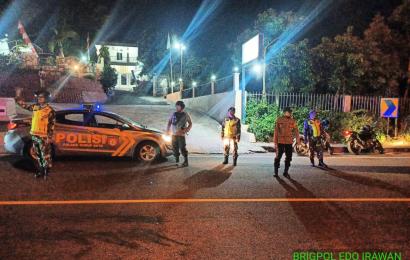 Ciptakan Rasa Aman, Polsek dan Koramil Curup Gelar Patroli Bersama