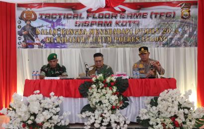 Polres Lebong Gelar TFG Sispam Kota Pemilu 2024