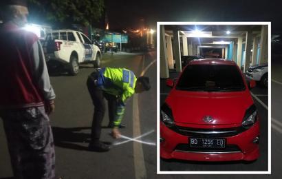 Ditabrak Toyota Agya di Panorama, Pejalan Kaki Tewas