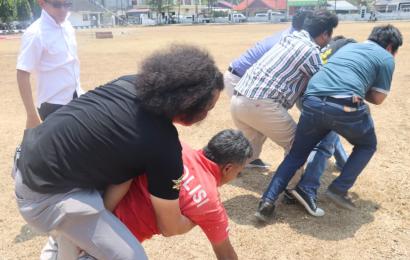 Jelang Pemilu 2024, Polres Bengkulu Selatan Gelar Simulasi Sispam TPS dan Sispam Kota