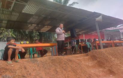 Polsek Giri Mulya hadiri pembukaan Turnamen Bola Voli di Desa Giri Mulya