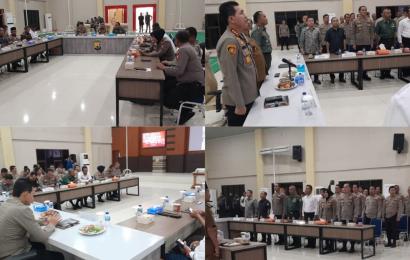 Kapolresta Bengkulu Bersama FKPD Ikuti Rapat Lintas Sektoral Pengamanan Pemilu Tahun  2023-2024