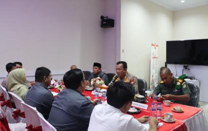 Polres Lebong Rakor Internal Lintas Sektoral Pengamanan Pemilu 2024