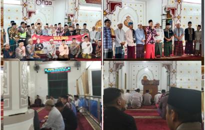 Subuh Keliling, Kapolresta Bengkulu Serap Aspirasi Jemaah Masjid Al Fahalul Azhar