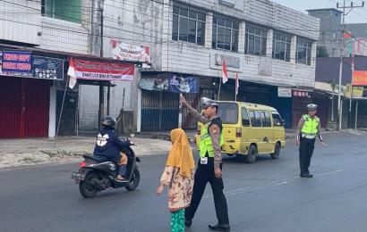 Berikan Pelayanan Prima kepada Masyarakat, Polres Kepahiang Tingkatkan Strong Point di Titik Keramaian