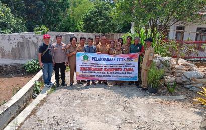 Bhabinkamtibmas Polsek Lebong Utara Hadiri Pelaksanaan Titik Nol Peningkatan Partisipasi Masyarakat 