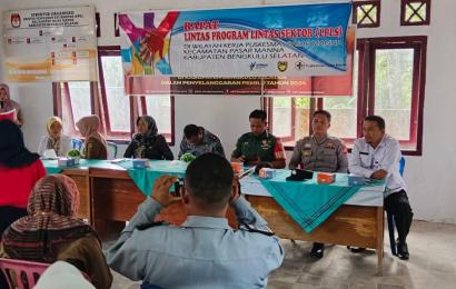 Kanit Binmas Polsek Kota Manna Hadiri Rapat Kerja Mini Lokakarya Lintas Sektoral 