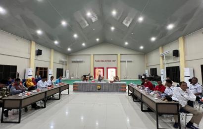 Melalui Zoom Meeting Polresta Bengkulu Ikuti Dialog Publik Pilpres 2024 