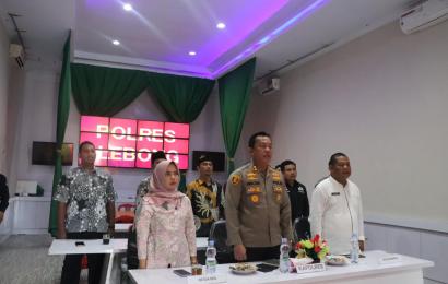Polres Lebong Ikuti  Zoom Meeting Dialog Publik Pilpres 2024