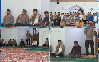 Kapolresta Bengkulu Jumat Curhat di Masjid At Taqwa Kelurahan Bentiring 