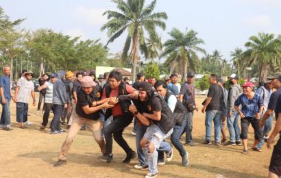 Polres Bengkulu Selatan Simulasi Sispamkota dan Pengamanan Pemilu 2024    