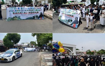 Polresta Bengkulu Berikan Pengamanan Aksi Unjuk Rasa Kecam Israel