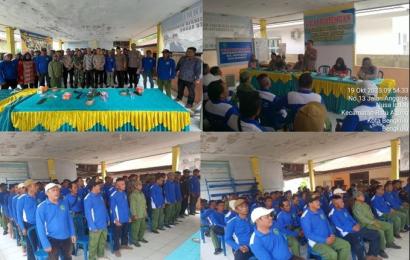 Sinergi Wujudkan Kamtibmas, Kapolsek Ratu Agung Hadiri Apel Pembinaan dan Penguatan Linmas Kelurahan Se Kecamatan Ratu Agung
