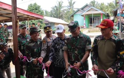 Waka Polres BS Hadiri Penutupan Program TMMD ke 118
