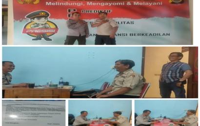 Polsek Selebar Kedatangan Tamu Pramuka Luar Biasa Tuna Rungu Indonesia