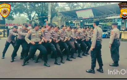 Polresta Bengkulu Laksanakan Latkapuan Dalmas