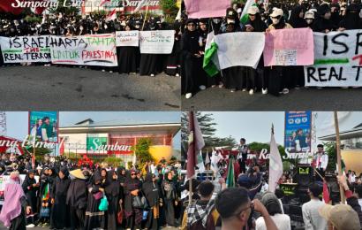 Polresta Bengkulu Amankan Aksi Bela Palestina