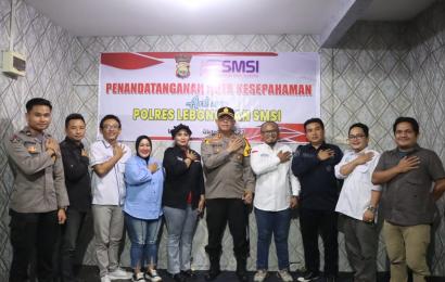 Polres Lebong dan SMSI Teken MoU Penyebarlusan Informasi