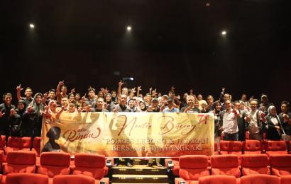 Polres Lebong Gelar Nobar Film 'Aku Rindu'  di Bioskop Mega 21